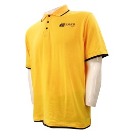 Customized CVC pull frame plain weave Polo contrast color flat machine collar design Handling company Logistics P1341 Customized CVC pull frame plain weave Polo contrast color flat machine collar design Handling company Logistics P1341